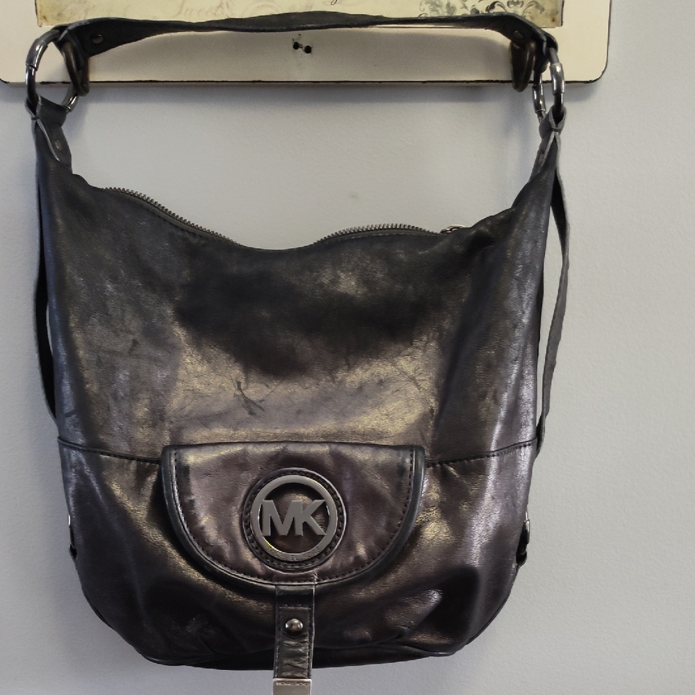 Michael Kors Metallic Leather Bag